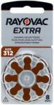 Rayovac Hallókészülék akkumulátor Rayovac 312 Mf PR41 ZincAir 8db (312)