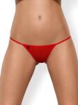 Obsessive Luiza piros tanga, minimalista, hímzéssel díszített, S/m méret Obsessive (5385)