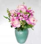  Rózsacsokor Rózsaszín művirág Rózsaszín nád Virág ág Nagy (T109)