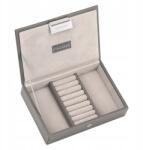 Stackers Ékszertartó doboz fedéllel (barna-szürke) Mini Classic Stackers (70807)