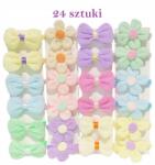  Hajgumi szett kislánynak ajándék 24 db-os (gumki 24 sztuki)