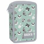 BackUP Backup Háromrekeszes Iskolai Tolltartó Felszerelés Kreta Filctoll Állatkák (PB5EW11)