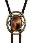 24Bottles Bolo Nyakkendő Cowboy nyaklánc medál szíj medál Tigrisszem Kő (791954888706)