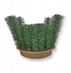 ELMA Kis Csónak Zöld alátét csokorhoz síremlék temető (EL-MŁ)