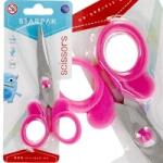Starpak Fém Olló 13, 5cm Rózsaszín Pillangó (491976)