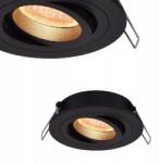 Zuma Line Szemes süllyesztett lámpa Chuck fekete fém GU10 IP20 Zuma Line (ARGU10-039-N)