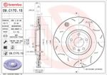 BREMBO Disc frana BREMBO 09. C170.1S (09.C170.1S) - fixbox