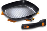 Berlinger Haus Grill serpenyő márvány bevonattal és lecsatolható fogantyúval 28cm GRANIT DIAMOND LINE FULL INDUCTION