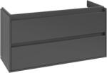 Villeroy & Boch Skyla dulap 117.2x43.9x59.6 cm sub chiuveta pe perete grafit C80000VR (C80000VR)