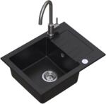 Ruvetti Minimini+ chiuveta cu baterie negru/oțel LP_3200-MM58440BC_W (LP3200MM58440BCW)