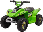 HomCom Elektromos Quad Gyerekeknek, 6 V-os Újratölthető Akkumulátorral, 3-5 Év, Zöld
