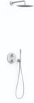 TRES Therm-Box zuhany készlet beépített termosztáttal trópusi zuhany opcióval fehér 26235004BM (26235004BM)