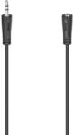 Hama 00200724 audio kábel 3 M 3.5mm Fekete (00200724)