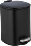 WENKO Alassio szemeteskosár 5 l fekete 24781100 (24781100)