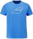 Babolat Exercise Message Tee Malibu Blue Férfipóló M