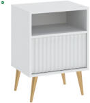 INTERMEBLE BARCELONA Éjjeliszekrény Fehér Színben