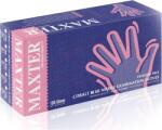 Maxter Védőkesztyű, egyszer használatos, nitril, XS méret, 100 db, púder nélküli, pink ( )