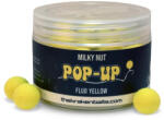 Kraken Baits Milky Nut Fluo Yellow Pop Ups fluo lebegő bojli 15mm (K-MNFP15)