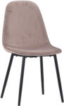 Mobiliamo Modern étkezőszék barna színben, bársony kárpittal DC-4469 (DC-4469-BR)