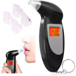 Verk Group Digitális alkoholszonda légzésfigyelő - LCD kijelzővel, cserélhető szájrészekkel (00419)