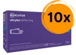  10x Nitrylex BeFree Long nitril púdermentes hosszúszárú lila vizsgálókesztyű M (K_RD30229003)
