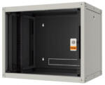 Legrand EVO16U6045P Evoline+ 19" 16U 600x450mm levehető oldallapos üvegajtós egyrészes fali rack szekrény (EVO16U6045P) - 3bnetwork