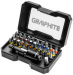 GRAPHITE Set biti cu adaptor GRAPHITE 56H608 HardWork ToolsRange (56H608) Surubelnita