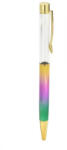  Arany Színű Szivárványos Színes Választható Ásványtörmelékkel Töltött Golyóstoll