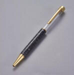  Fekete Ezüst Pöttyös Arany Színű Választható Ásványtörmelékkel Töltött Golyóstoll