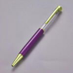  Lila Arany Színű Választható Ásványtörmelékkel Töltött Golyóstoll