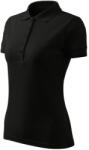 MALFINI Pique Polo Free galléros póló női fekete XS (F100112)