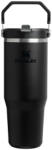 STANLEY Iceflow Flip Straw Tumbler Pahar Termos Oțel Inoxidabil Fără BPA 890ml Negru cu Pai 10-12043-071 (10-12043-071)