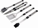 Wertcraft Set ustensile pentru gratar 5 piese Wertcraft KY008, geanta inclusa, furculita + spatula + cleste + doua perii (mst-KY008)