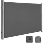 SONGMICS Oldalsó napellenző, kihúzható, 160 x 300 cm, antracit (GSA160G)