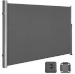 SONGMICS Oldalsó Napellenző, Kihúzható, 200 x 400 cm, Antracit (GSA204G01)