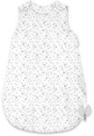 MimiNu Sac de Dormit MimiNu Pentru Bebelusi de Iarna Bumbac Certificat Oeko Tex Standard 100 cu Fermoar Lateral cu Capse pe umar 74cm 0-6luni Design Mini Gray Stars Alb (6426972030236)