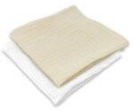 Qmini Set 2 Museline Qmini Multifunctionale Material Certificat Oeko Tex Standard 100 30x30cm Bej Cald si Crem (6426972029766)