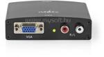 NEDIS VCON3454AT (converter) VGA konverter, VGA bemenet, HDMI kimenet 1080p | 1, 65 Gbps, aktív eszköz (VCON3454AT) (VCON3454AT)