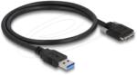 Delock 87798 USB 3.2 Gen 1 (3.1 Gen 1) 0, 5 M USB A Micro-USB B Fekete USB kábel (87798)