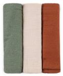 Petite&Mars Set 3 Scutece Petite&Mars Moussy din Muselina de Bambus Hipoalergenice 68 x 68cm Certificate Oeko Tex Standard 100 +0luni Earth Tones (415370)