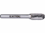 Extol EXTOL industial turbómaró, rotormaró, Méret: ⌀10×20mm, szár 6mm, keresztfogazás volfrámkarbid (vídia) (8703724)