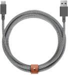 Native Union Belt Cable XL 3 M USB A USB C Fekete, Fehér USB kábel (BELT-AC-ZEB-3-NP)