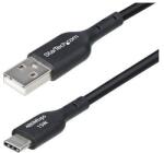 StarTech USB2AC2MNC USB 2.0 2 M USB A USB C Fekete USB kábel (USB2AC2MNC)