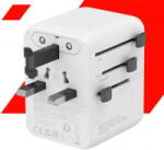 CANYON OnTour 70 univerzális utazó adapter EU/UK/US/AUS fehér (CNS-TA70W1006W) (CNS-TA70W1006W)