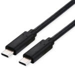 Roline 11.02. 9083-10 USB4 Gen 2x2 2 M USB C Fekete USB kábel (11.02.9083)