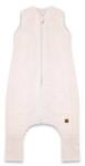 MimiNu Sac de Dormit MimiNu Premium cu Picioruse cu Fermoar de Iarna Bumbac Interlock Certificat Oeko Tex Standard 100 1-2.5ani Roz Pudrat (6426972030991)