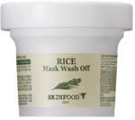 Skinfood hidratáló és bőrvilágosító lemosható krémmaszk rizs kivonattal - 120 g
