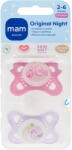 MAM Original Night szilikon alvócumi 2-6 hónapos kortól - 2 db
