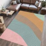 Heinner Heiner Home Rainbow digitális nyomtatású szőnyeg, 200x300 cm, 100% poliészter, Csúszásmentes hátlap