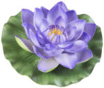 Velda dekor Lótusz virág lila 17 cm